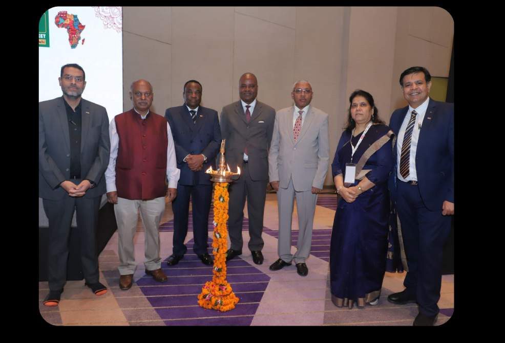Inaugural lamp-lighting ceremony at Bharat Global Connect 2026 — Africa Edition