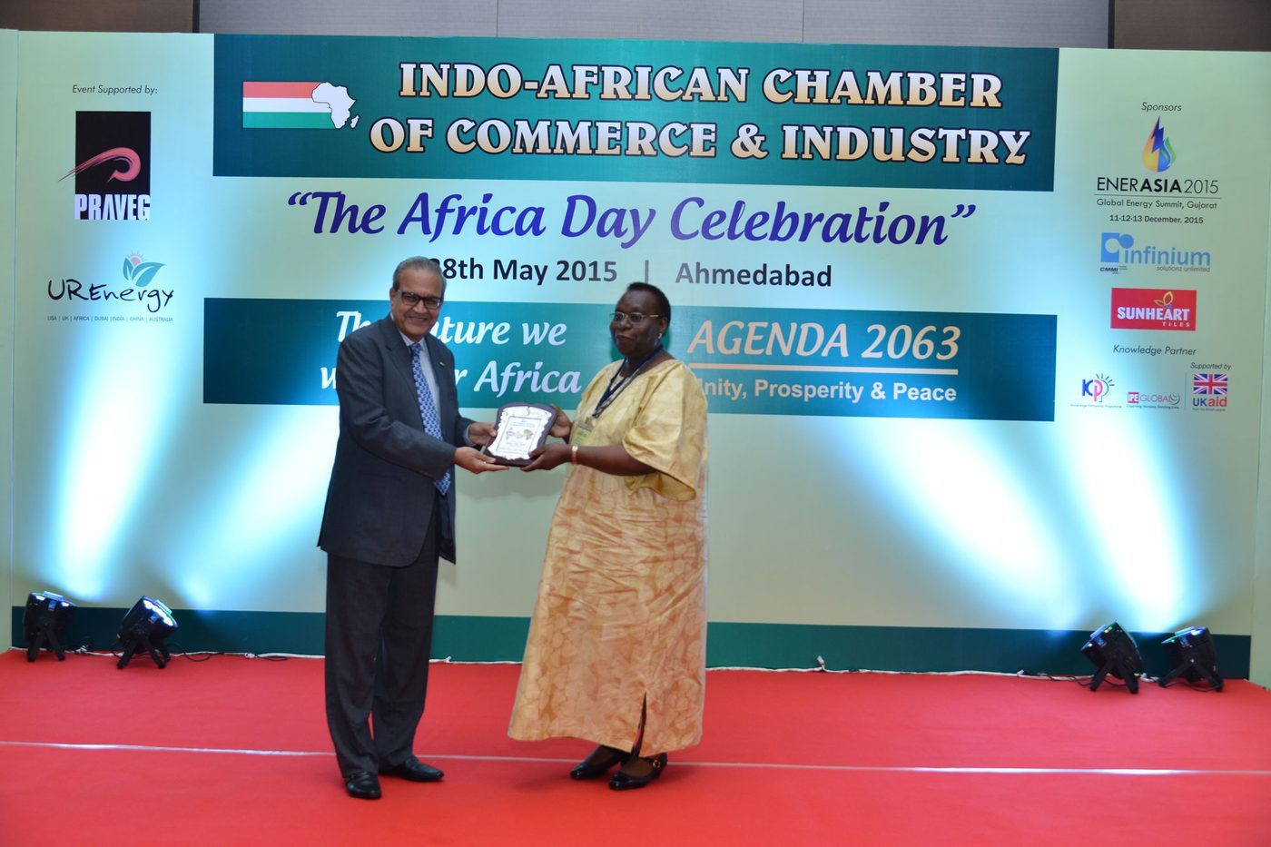 Africa Day award presentation