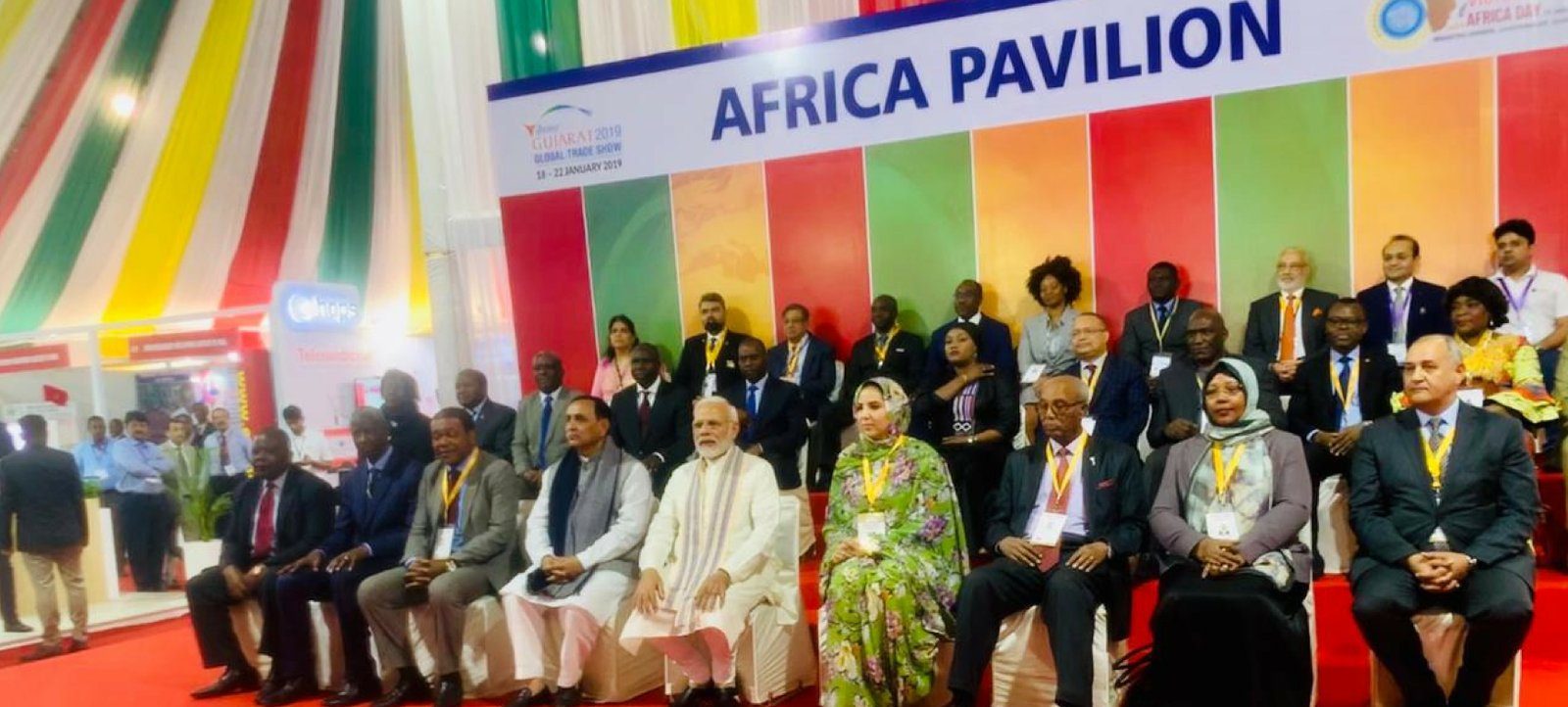 Africa Pavilion — Vibrant Gujarat 2019
